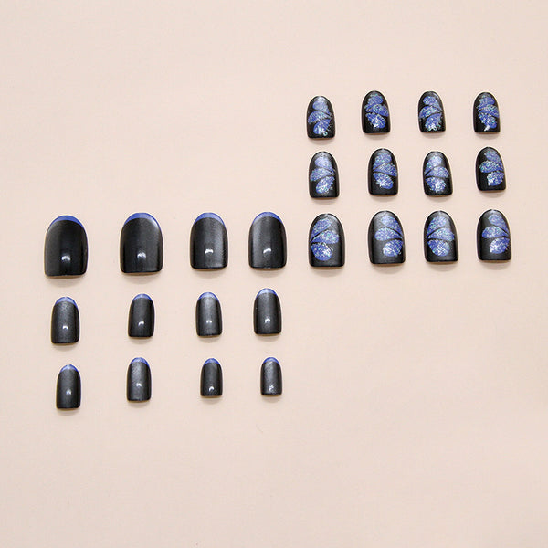 12 Sizes-24 Pcs Press On Nails W1884