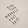 12 Sizes-24 Pcs Press On Nails Z637