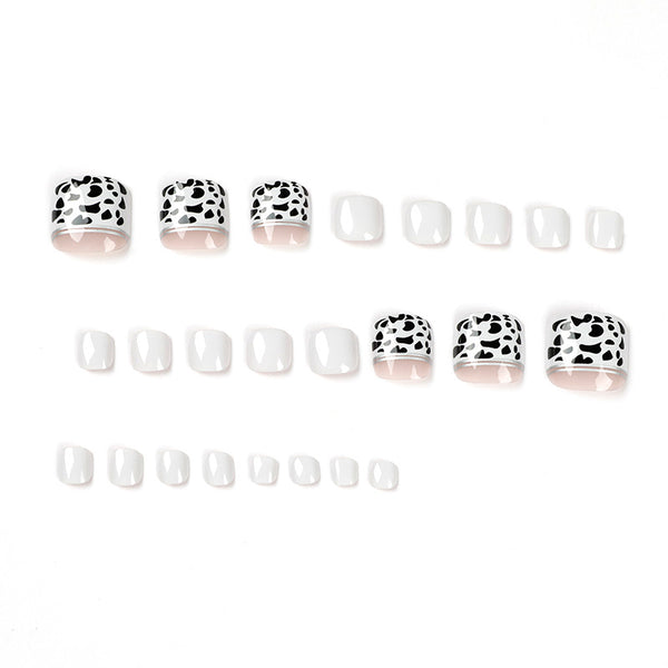 12 Sizes-24 Pcs Press On Nails JP1661