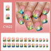 12 Sizes-24 Pcs Press On Nails C1624