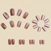 12 Sizes-24 Pcs Press On Nails Y175
