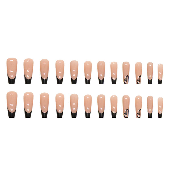 12 Sizes-24 Pcs Press On Nails W343