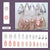 12 Sizes-24 Pcs Press On Nails Z1063