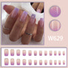 12 Sizes-24 Pcs Press On Nails W629