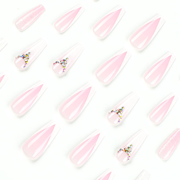 12 Sizes-24 Pcs Press On Nails JP2270