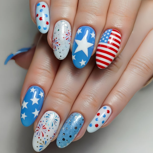 12 Sizes-24 Pcs Press On Nails Y1984