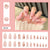 12 Sizes-24 Pcs Press On Nails R894
