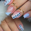 12 Sizes-24 Pcs Press On Nails W719