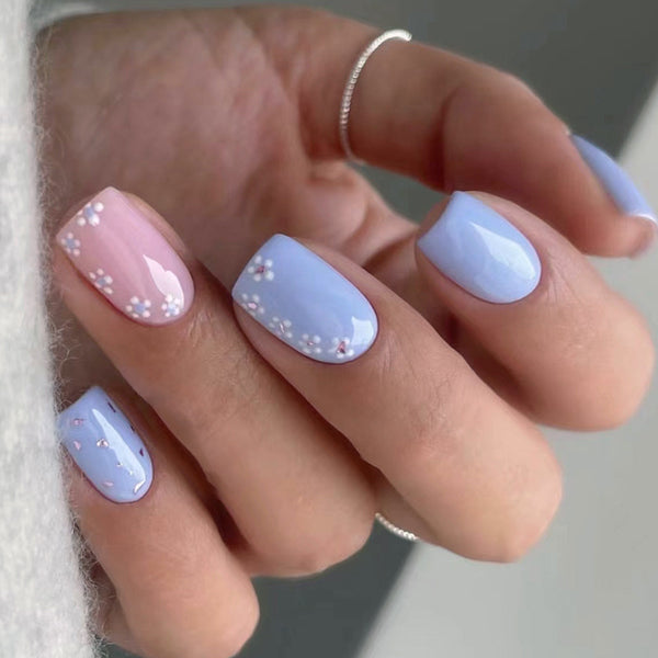 12 Sizes-24 Pcs Press On Nails W672