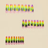 12 Sizes-24 Pcs Press On Nails Y709