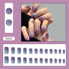 12 Sizes-24 Pcs Press On Nails R241