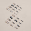 12 Sizes-24 Pcs Press On Nails Z676