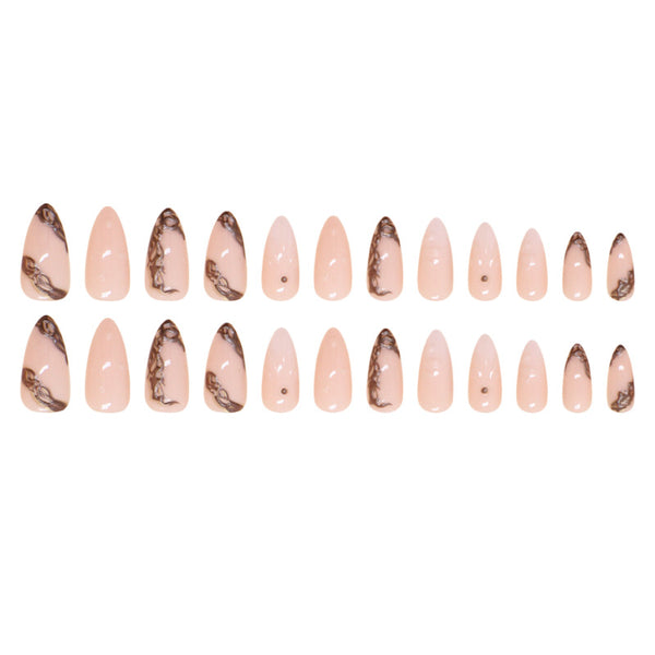 12 Sizes-24 Pcs Press On Nails Z941