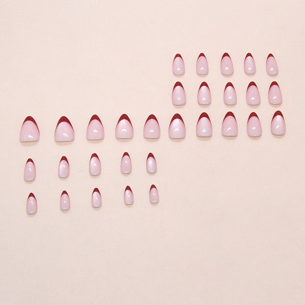 12 Sizes-24 Pcs Press On Nails W1957