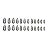 12 Sizes-24 Pcs Press On Nails W1803