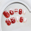 12 Sizes-24 Pcs Press On Nails R936