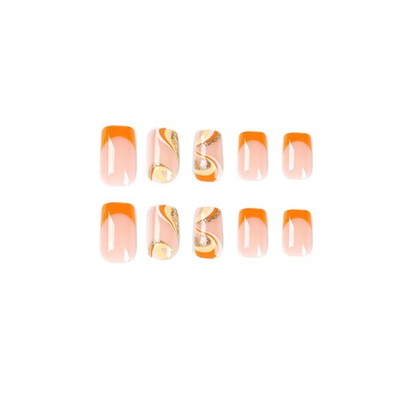 12 Sizes-24 Pcs Press On Nails JP2261