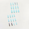 12 Sizes-24 Pcs Press On Nails JP1355