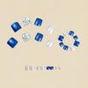 12 Sizes-24 Pcs Press On Nails ZJ01