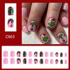 12 Sizes-24 Pcs Press On Nails C663