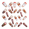 12 Sizes-24 Pcs Press On Nails Y1295