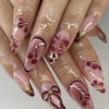 12 Sizes-24 Pcs Press On Nails JP3856