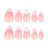 12 Sizes-24 Pcs Press On Nails JP4315