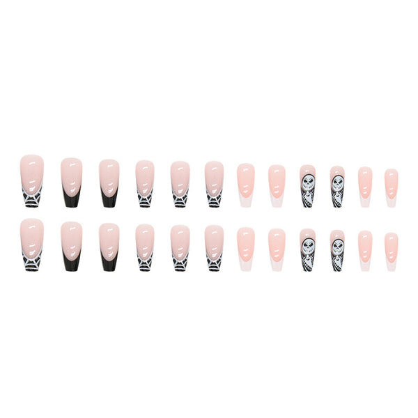 12 Sizes-24 Pcs Press On Nails W803
