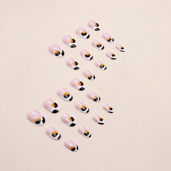 12 Sizes-24 Pcs Press On Nails W967