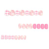 12 Sizes-24 Pcs Press On Nails JP3899