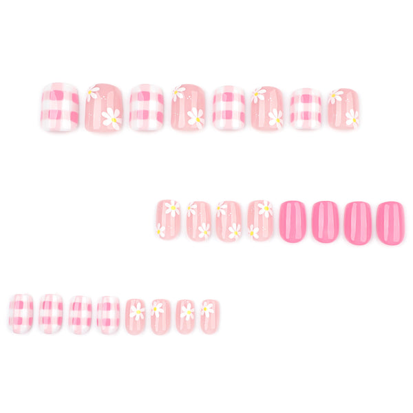 12 Sizes-24 Pcs Press On Nails JP3899