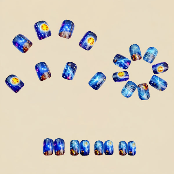 12 Sizes-24 Pcs Press On Nails Y874