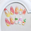 12 Sizes-24 PcsPress On Nails W2050