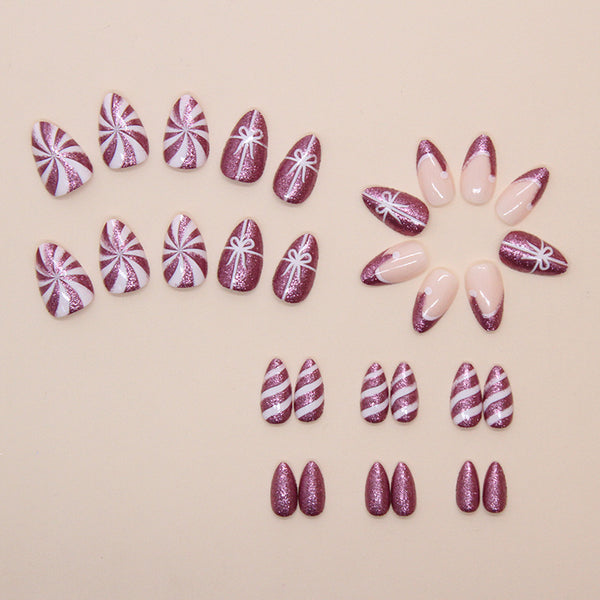 30 Pcs Press On Nails W1838