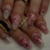 12 Sizes-24 Pcs Press On Nails JP3710