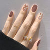 12 Sizes-24 Pcs Press On Nails JP1549