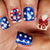 12 Sizes-24 Pcs Press On Nails C872
