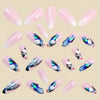 12 Sizes-24 Pcs Press On Nails Y1947