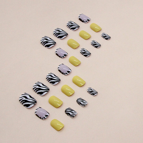 12 Sizes-24 Pcs Press On Nails W1145
