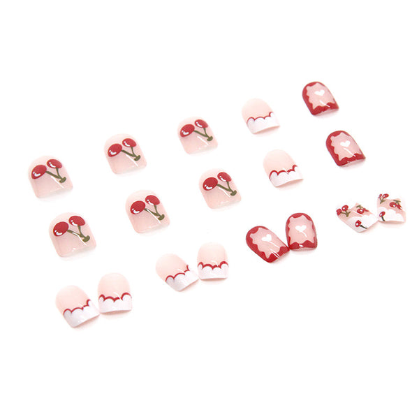 12 Sizes-24 Pcs Press On Nails R577