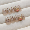 12 Sizes-24 Pcs Press On Nails Z929