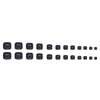 12 Sizes-24 Pcs Press On Nails F106
