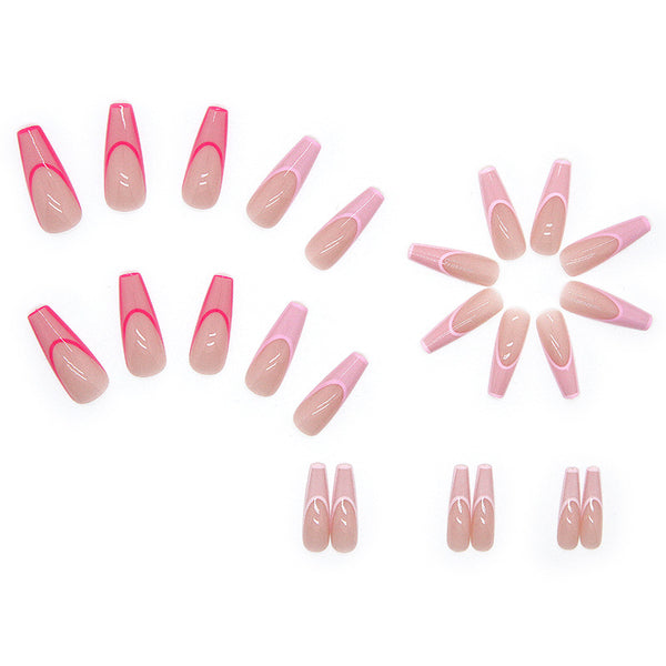 12 Sizes-24 Pcs Press On Nails W116