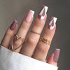 12 Sizes-24 Pcs Press On Nails W1516