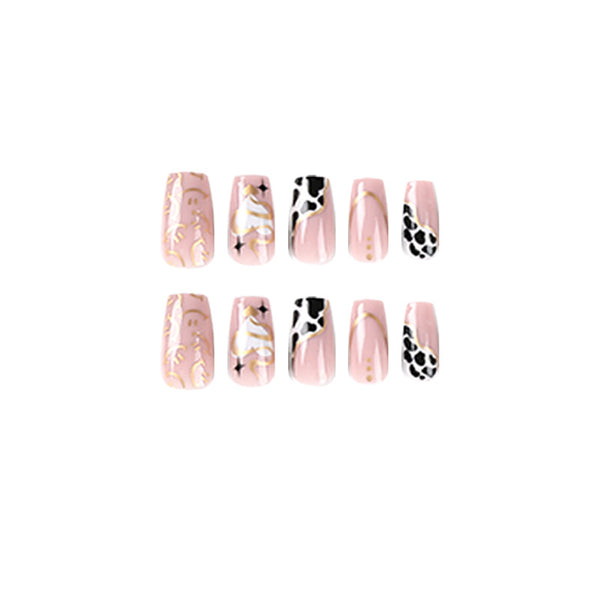 12 Sizes-24 Pcs Press On Nails JP2488