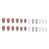 12 Sizes-24 Pcs Press On Nails Z579