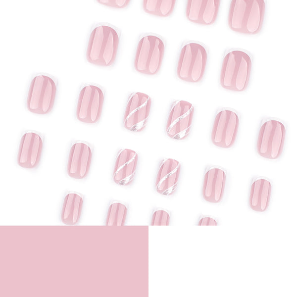 12 Sizes-24 Pcs Press On Nails JP3709