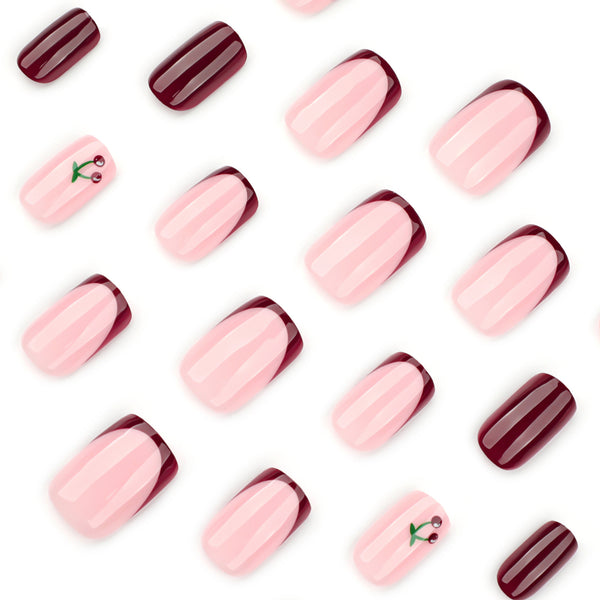 12 Sizes-24 Pcs Press On Nails JP3933