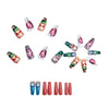 12 Sizes-24 Pcs Press On Nails Y1910
