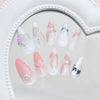 12 Sizes-24 Pcs Press On Nails Z1063